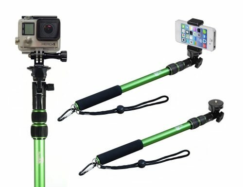 Selfie Stick - Pole - Monopod Selfie Stick - Best Selfie Stick - Selfie Stick for iPhone 6 - Use as a Selfie Stick for GoPro - Rugged Waterproof with NO Bluetooth - The Alaska Life©