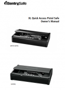 SentrySafe QAP1BE Quick Access Pistol Safe User Manual