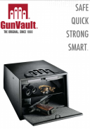 GunVault Multi Vault FV2000C-STD Gun Safe User Manual