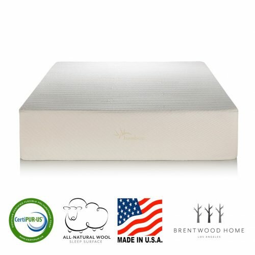 Brentwood Home Bamboo Gel 11 Memory Foam Mattress, Made in California, Twin