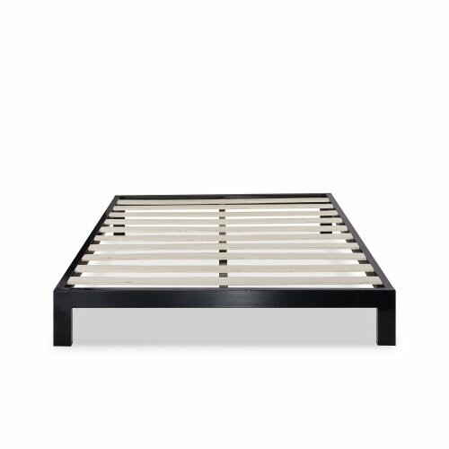 Zinus Modern Studio 10 Inch Platform 2000 Metal Bed Frame Mattress Foundation, no Boxspring needed, Wooden Slat Support, Queen