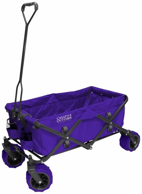 Big Wheel All Terrain Outdoor Beach & Garden Folding Utility Wagon