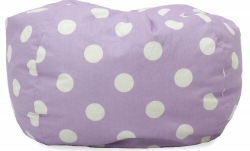 Big Joe Classic Bean Bag Chair, Lavender Polka Dot