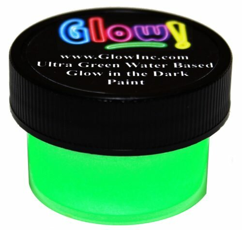 Ultra Green V10 Glow in the Dark Paint 1 2Oz