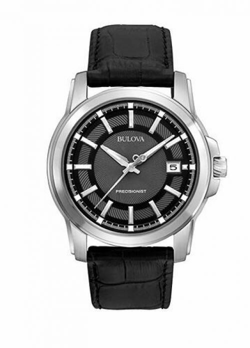 Bulova Men's 96B158 Precisionist Leather Strap