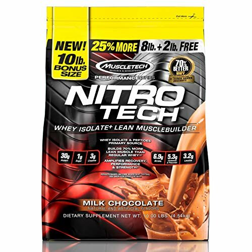 MuscleTech NitroTech Protein Powder Lean Muscle Builder